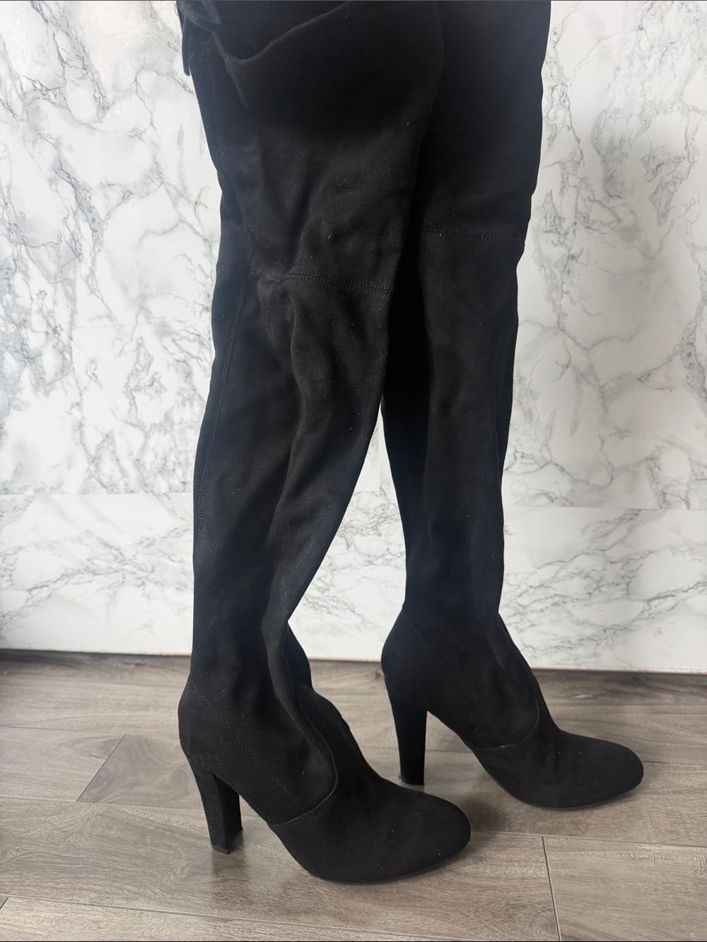 Steve Madden over the knees high heel boots